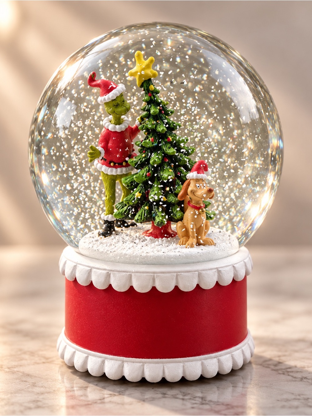 Dr. Seuss's The Grinch™ Light-Up Snow Globe